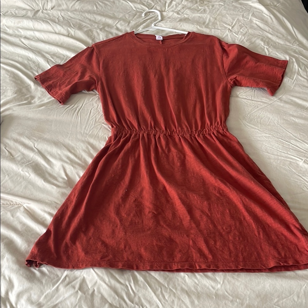 Old Navy Casual Burnt Orange Dress